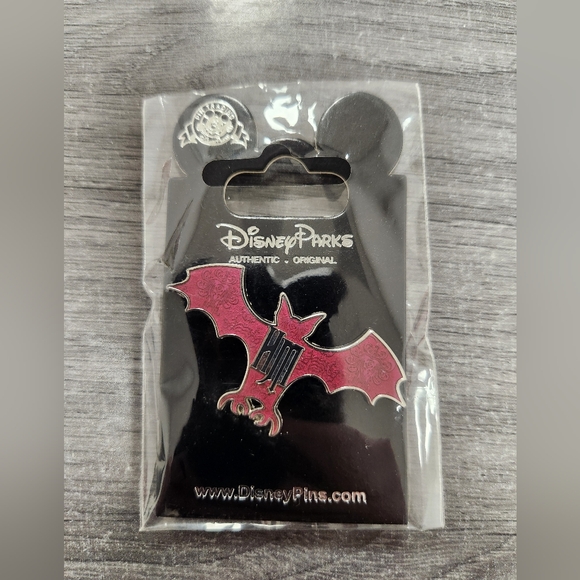 Disney Accessories - Disney Parks Mystery Bat Pin – Pink Gothic/Haunted Mansion Style